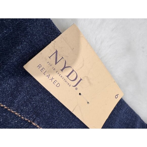 New NYDJ Women's Size 6 Pull-On Bailey Relaxed Straight Jeans - Picture 4 of 11